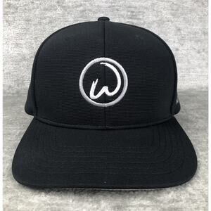 Wahlburgers Performance Flex Fitted Black Hat Cap Size L/XL